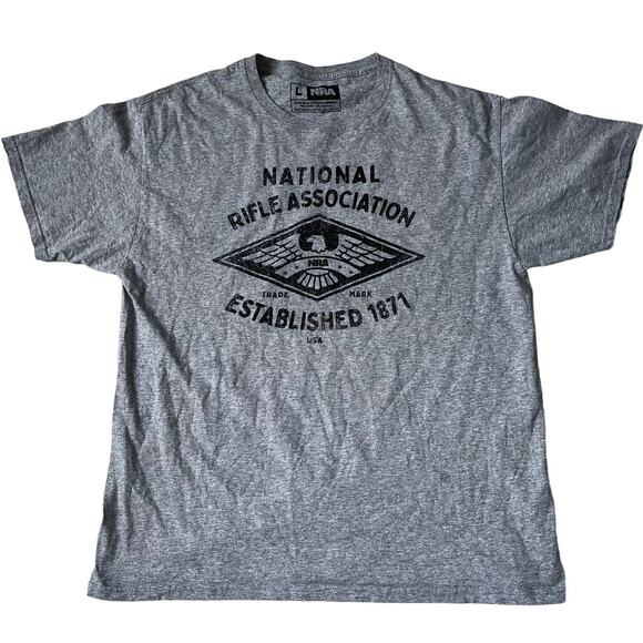 NRA Men’s LG National Riffle Association Graphic T-shitt - Picture 1 of 4